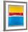 Untitled (Yellow, Red and Blue)-Mark Rothko-Framed Art Print