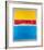 Untitled (Yellow, Red and Blue)-Mark Rothko-Framed Art Print