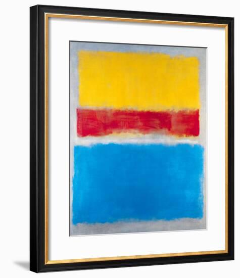 Untitled (Yellow, Red and Blue)-Mark Rothko-Framed Art Print