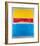 Untitled (Yellow, Red and Blue)-Mark Rothko-Framed Art Print