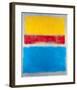 Untitled (Yellow, Red and Blue)-Mark Rothko-Framed Art Print