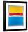 Untitled (Yellow, Red and Blue)-Mark Rothko-Framed Art Print