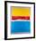 Untitled (Yellow, Red and Blue)-Mark Rothko-Framed Art Print