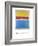 Untitled (Yellow, Red and Blue)-Mark Rothko-Framed Giclee Print