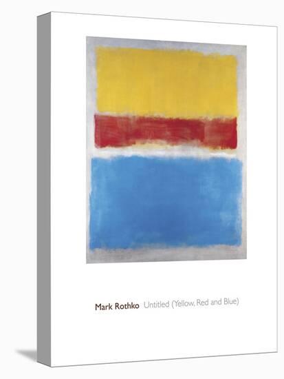 Untitled (Yellow, Red and Blue)-Mark Rothko-Framed Stretched Canvas