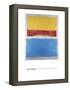Untitled (Yellow, Red and Blue)-Mark Rothko-Framed Stretched Canvas
