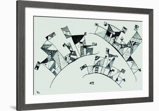 Untitled-Wassily Kandinsky-Framed Art Print