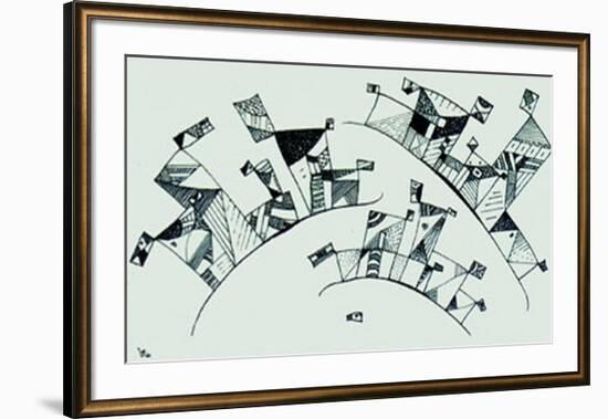 Untitled-Wassily Kandinsky-Framed Art Print