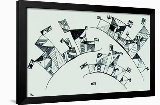 Untitled-Wassily Kandinsky-Framed Art Print