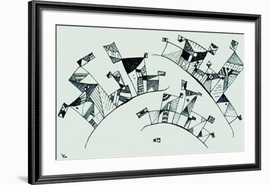 Untitled-Wassily Kandinsky-Framed Art Print