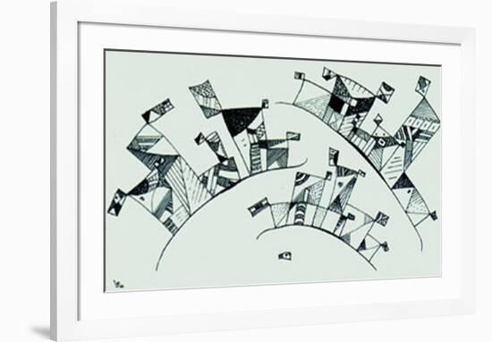 Untitled-Wassily Kandinsky-Framed Art Print