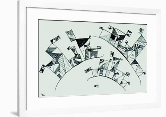 Untitled-Wassily Kandinsky-Framed Art Print