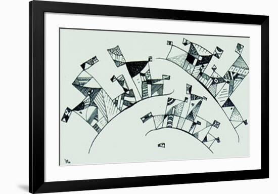 Untitled-Wassily Kandinsky-Framed Art Print