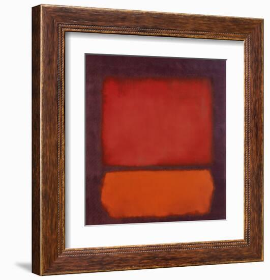 Untitled-Mark Rothko-Framed Art Print