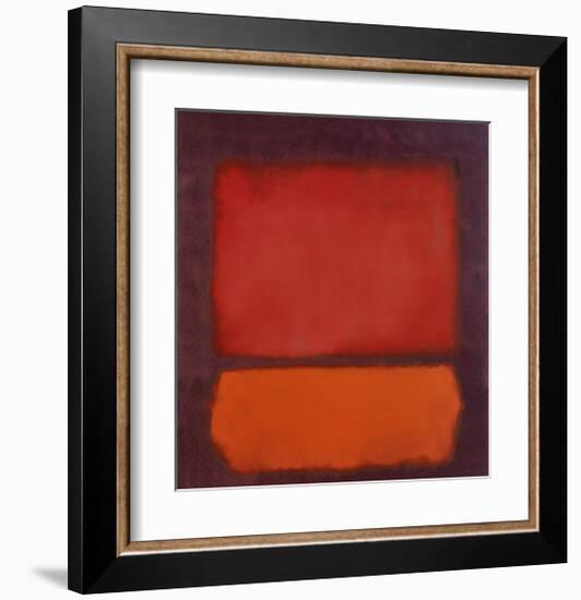 Untitled-Mark Rothko-Framed Art Print