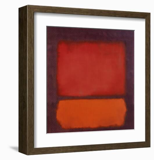 Untitled-Mark Rothko-Framed Art Print