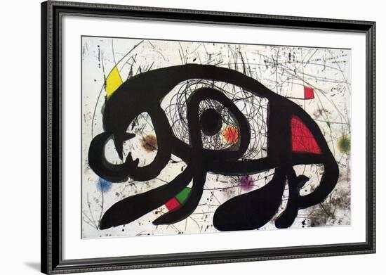 Untitled-Joan Miro-Framed Collectable Print