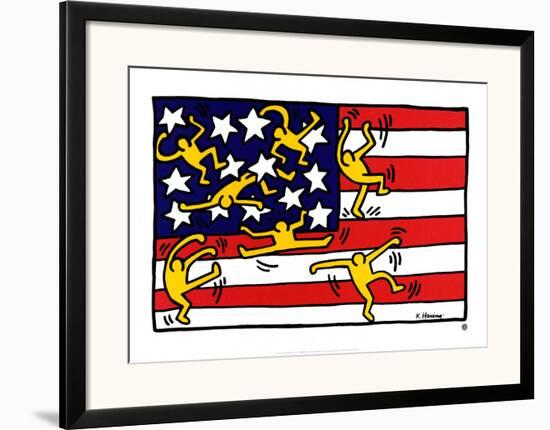 Untitled-Keith Haring-Framed Art Print