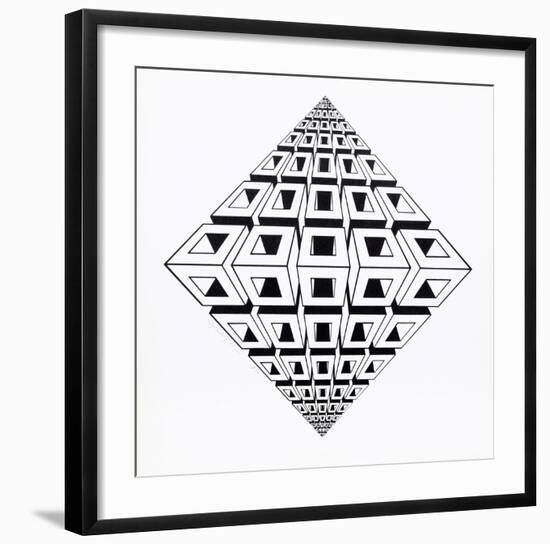 Untitled-Roy Ahlgren-Framed Serigraph