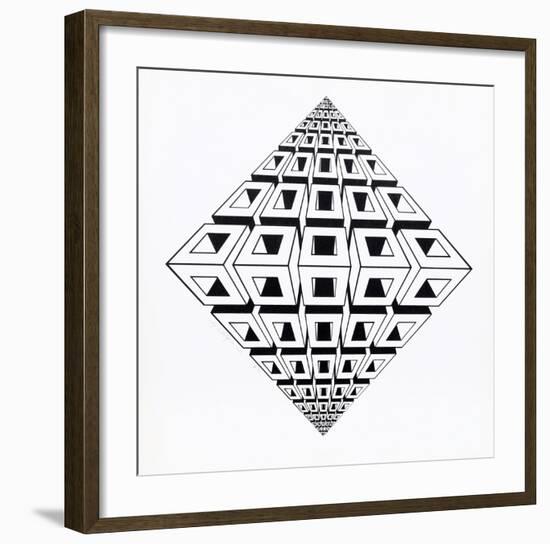 Untitled-Roy Ahlgren-Framed Serigraph