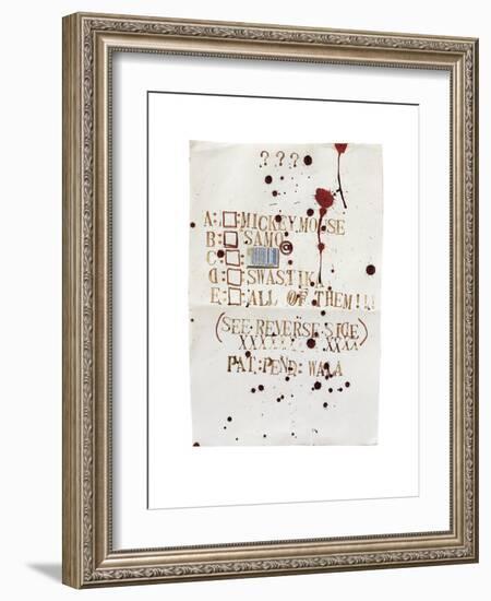 Untitled-Jean-Michel Basquiat-Framed Giclee Print