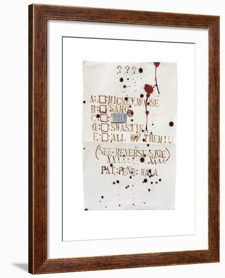 Untitled-Jean-Michel Basquiat-Framed Giclee Print