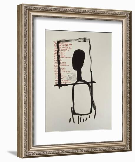 Untitled-Jean-Michel Basquiat-Framed Giclee Print