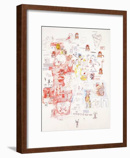 Untitled-Jean-Michel Basquiat-Framed Giclee Print