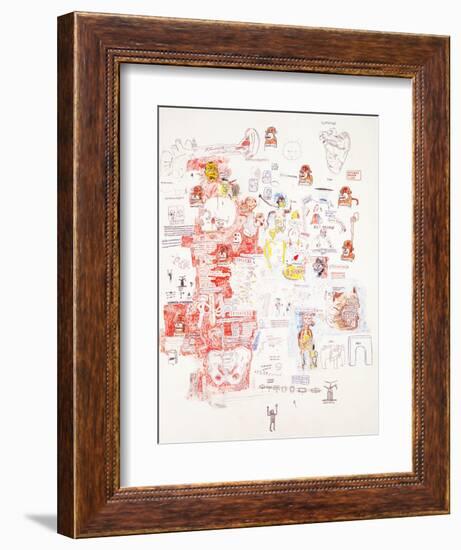 Untitled-Jean-Michel Basquiat-Framed Giclee Print