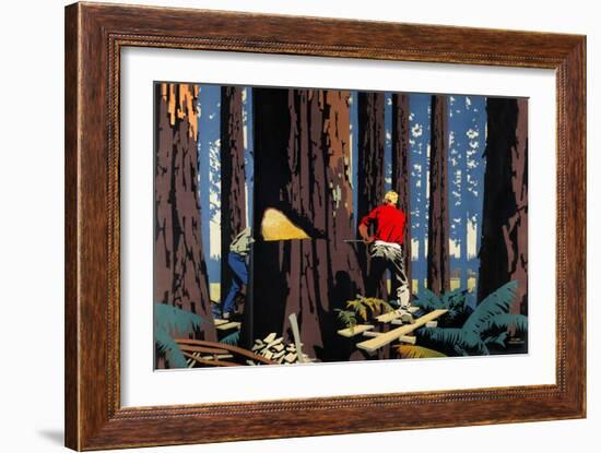 Untitled-Frank Newbould-Framed Giclee Print