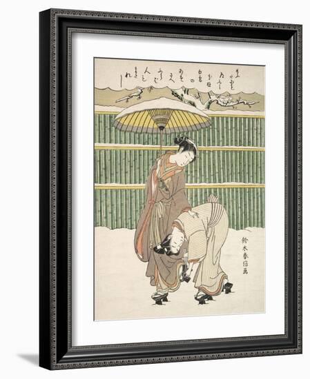 Untitled-Suzuki Harunobu-Framed Art Print