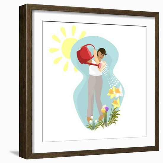 Untitled-Claire Huntley-Framed Giclee Print