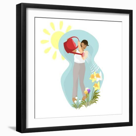 Untitled-Claire Huntley-Framed Giclee Print