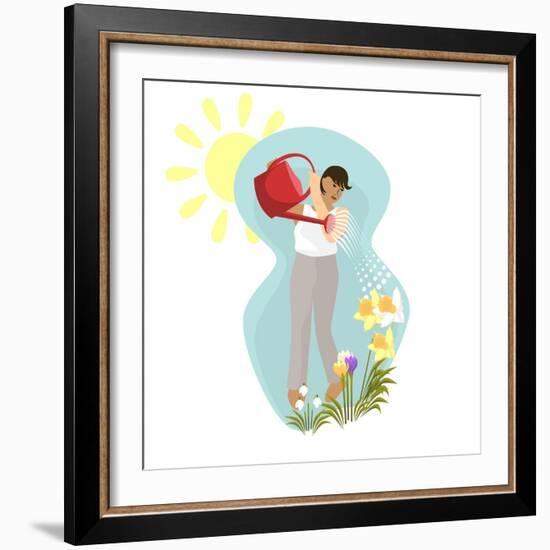 Untitled-Claire Huntley-Framed Giclee Print