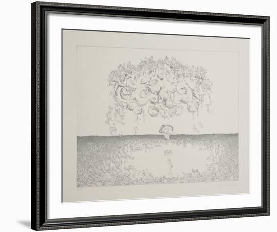 Untitlted - Girl Under Storm-Rauch Hans Georg-Framed Limited Edition