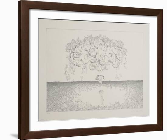 Untitlted - Girl Under Storm-Rauch Hans Georg-Framed Limited Edition