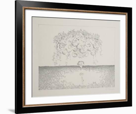 Untitlted - Girl Under Storm-Rauch Hans Georg-Framed Limited Edition