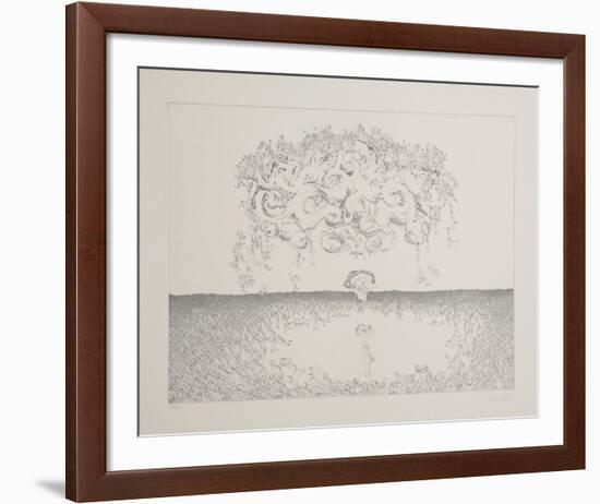 Untitlted - Girl Under Storm-Rauch Hans Georg-Framed Limited Edition