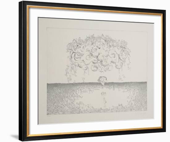 Untitlted - Girl Under Storm-Rauch Hans Georg-Framed Limited Edition