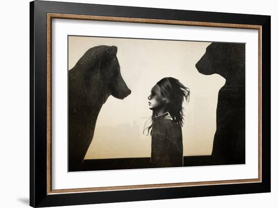 Unusual Encounter-Ruben Ireland-Framed Premium Giclee Print