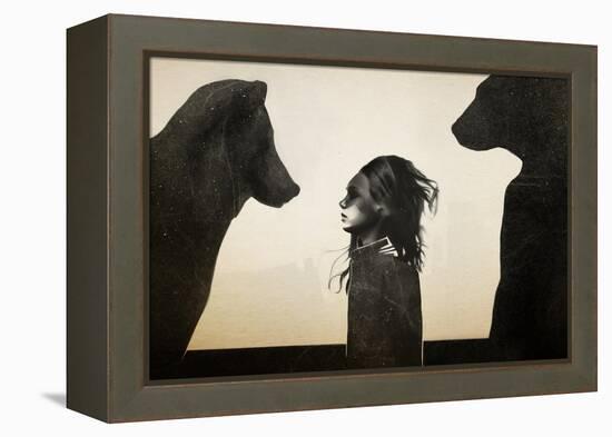 Unusual Encounter-Ruben Ireland-Framed Stretched Canvas