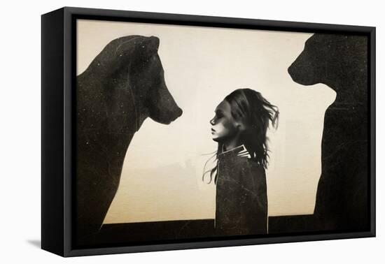 Unusual Encounter-Ruben Ireland-Framed Stretched Canvas