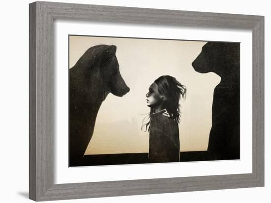 Unusual Encounter-Ruben Ireland-Framed Art Print