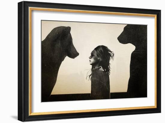 Unusual Encounter-Ruben Ireland-Framed Art Print