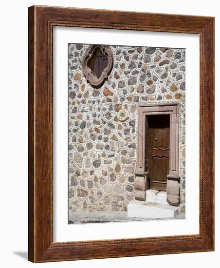 Unusual Stone Wall, San Miguel, Guanajuato State, Mexico-Julie Eggers-Framed Photographic Print