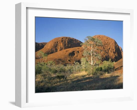 Unusual Weathered Rock Formation, the Olgas, Northern Territory, Australia-Ken Wilson-Framed Photographic Print