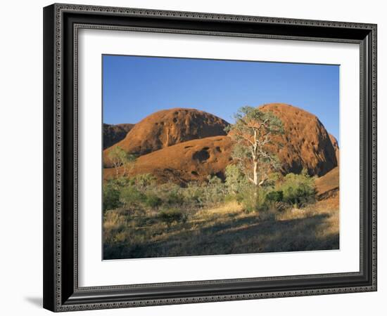 Unusual Weathered Rock Formation, the Olgas, Northern Territory, Australia-Ken Wilson-Framed Photographic Print