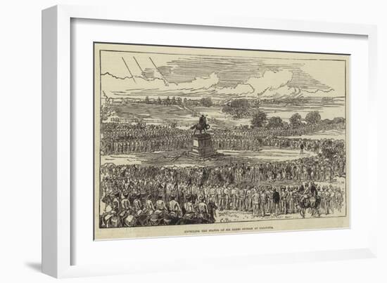 Unveiling the Statue of Sir James Outram at Calcutta-Charles Robinson-Framed Giclee Print
