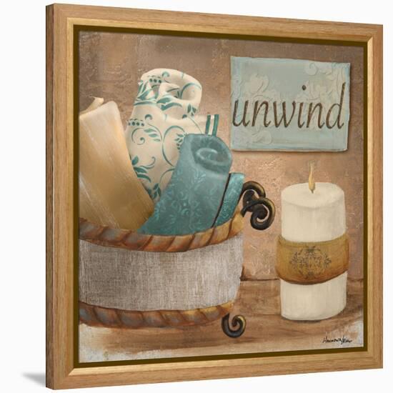 Unwind-Hakimipour-ritter-Framed Stretched Canvas