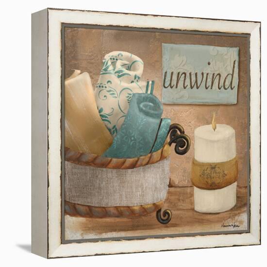 Unwind-Hakimipour-ritter-Framed Stretched Canvas